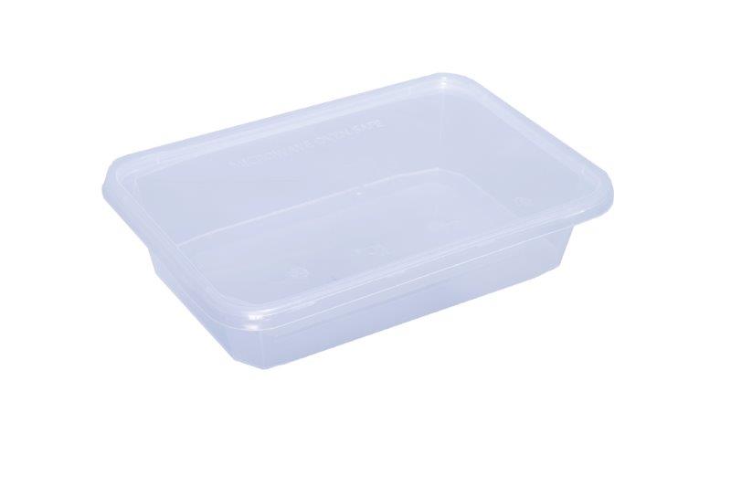 500ML WIZ PP RECTANGULAR CONTAINER WITH LID - Ban Teck Han